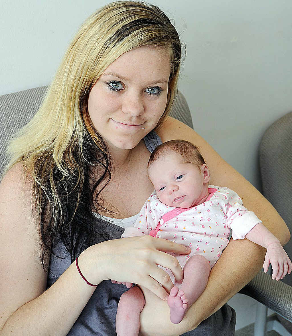 Tahleha Baptie’s firstborn, daughter Skylah Sophia, was born prematurely with severe blood loss. Tahleha Baptie’s firstborn, daughter Skylah Sophia, was born prematurely with severe blood loss.